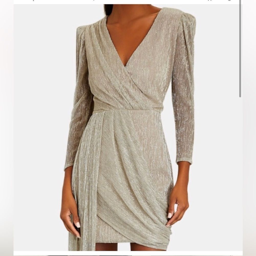 ‎PatBO Silver Dress